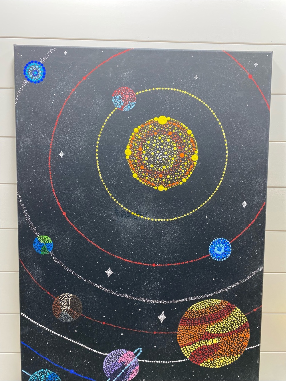 Solar System Dot Painting - Picture 6 of 6